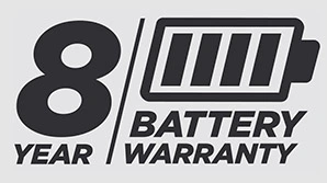 8 year battery warranty